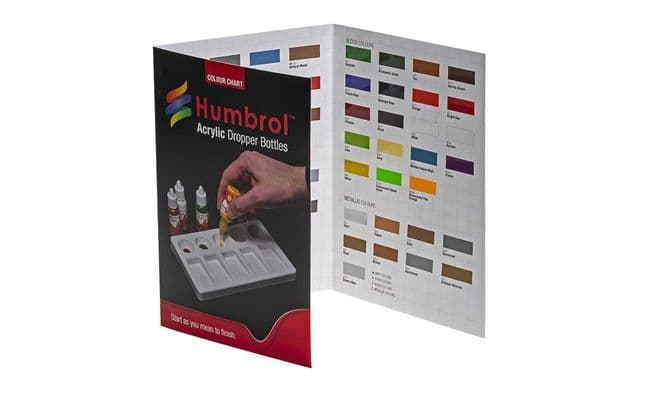 Humbrol Acrylic Colour Chart with hi-spec printing (1)