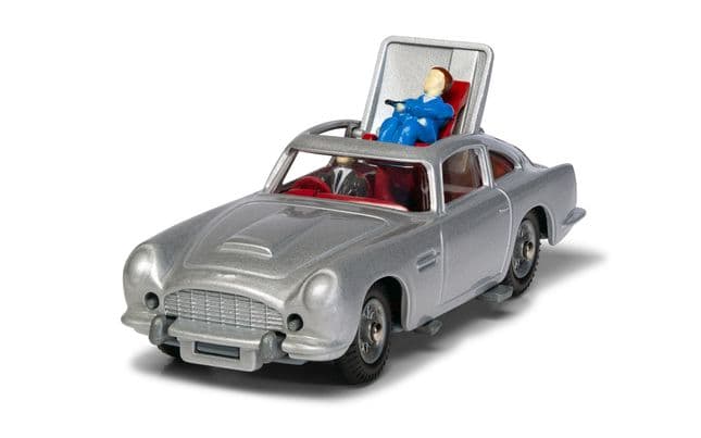 Corgi Toys 261 - Original James Bond Aston Martin DB5 (Reissue, Silver) (3)