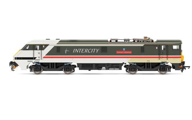 BR, Class 91, Bo-Bo, 91002 'Durham Cathedral' - Era 8 (1)