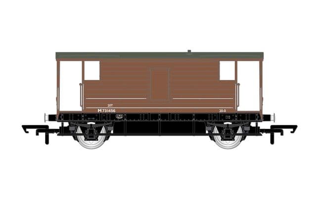 BR, D2068 20T Brake Van, M731456 - Era 4 (1)