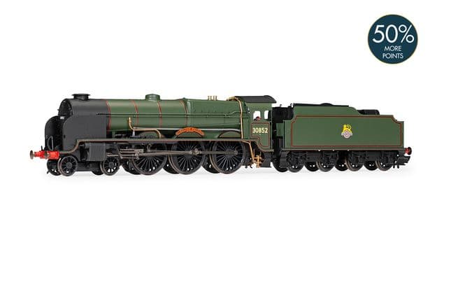 BR (Early), Lord Nelson Class, 4-6-0, 30852 'Sir Walter Raleigh' - Era 5 (1)