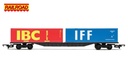 RailRoad BR, FFA Container Wagon, with two 30' containers - Era 7 (1)