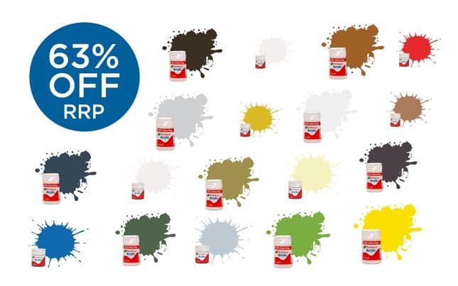 Humbrol Acrylic Paint Bundle ( x108 Paint Pots) (1)