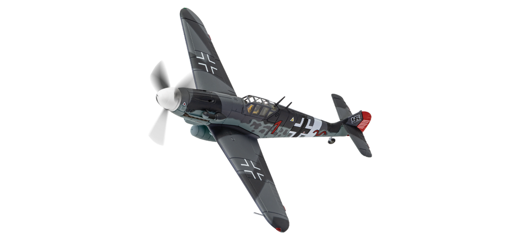 Messerschmitt Bf 109G-2 (Trop) 'Red 1' - JG 27 - Werner Schroer (8)