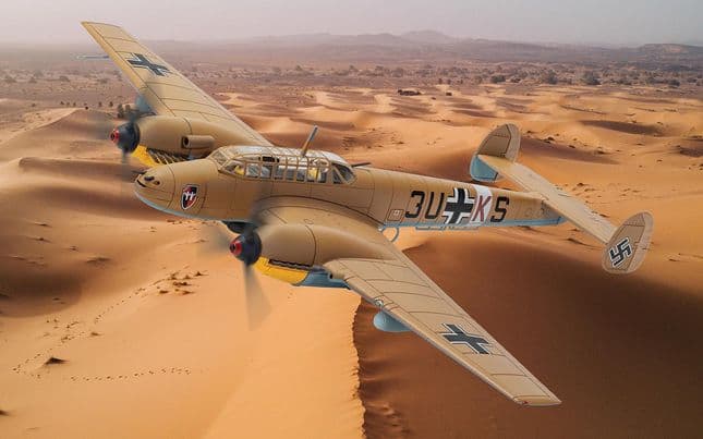 Messerschmitt Bf 110E-2 (Trop) ‚ÄòHorst Wessel‚Äô ‚Äì Zerst√∂rergeschwader 26 (1)