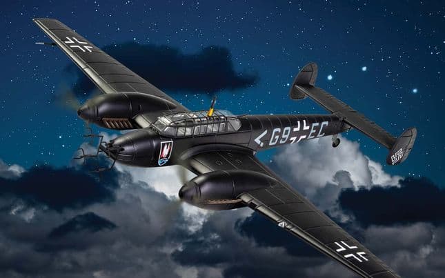 Messerschmitt Bf110E - G9+EC- Stab II./NJG 1- Deelen- Holland- Spring 1942 (3)