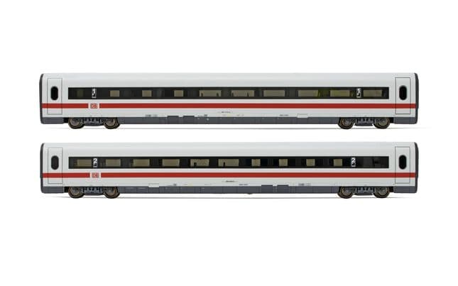 DB AG, set di 2 carrozze aggiuntive ICE 1 BR 401, livrea bianca/rossa, composto da 1 carrozza di 1a classe e 1 carrozza di 2a classe, Tz 181 "Interlaken", ep. V-VI (1)