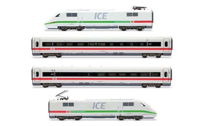 DB AG, ICE 1, Tz 155 "Rosenheim", set base di 4 elementi (unità di testa motrice + folle, carrozze di 1ª + 2ª classe), “Klimaschützer” (1)
