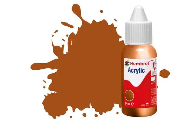 Acrylic Paint: 12 - Copper - Metallic - (14ml) (1)