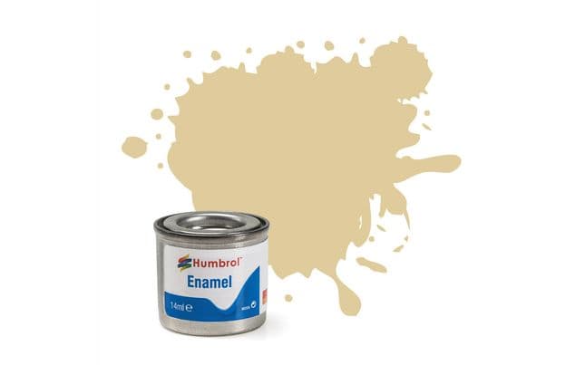Enamel Paint: 121 - Pale Stone - Matt - (14ml) (1)