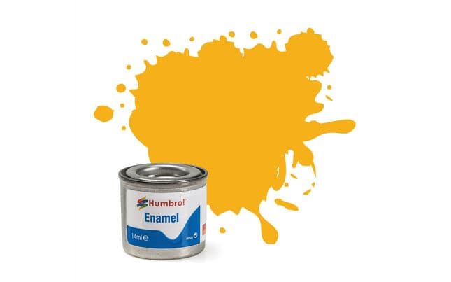 Enamel Paint: 154 - Insignia Yellow - Matt - (14ml) (1)