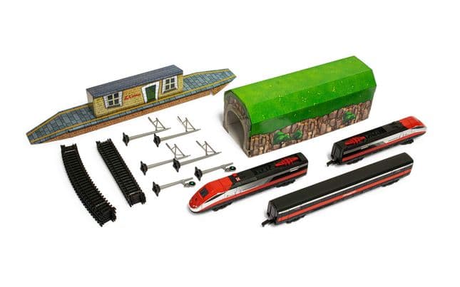 Treno Frecciarossa a batteria scala HO 1:87 (2)