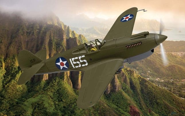 Curtiss P-40B Warhawk, 155/41-13317 (1)