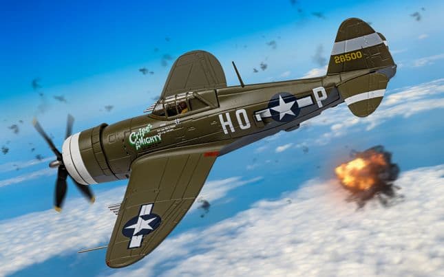 Republic P-47D Thunderbolt - 42-8500/HO-P 'Cripes A'Mighty' - Maj. George Preddy (9)