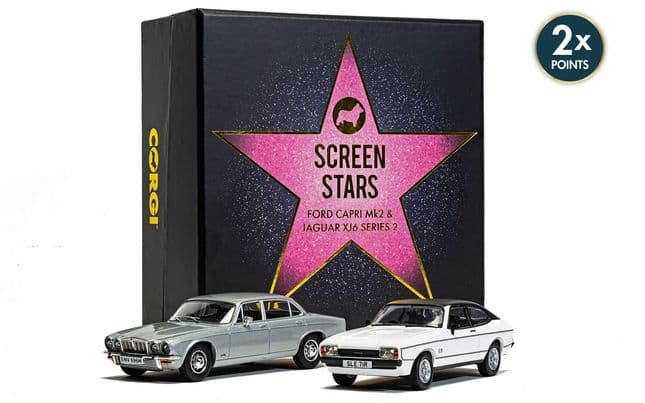 Screen Stars: Ford Capri Mk2 & Jaguar XJ6 Series 2 - Twin Car Pack (1)
