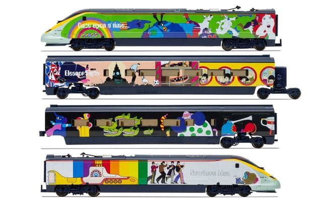 Eurostar 'Yellow Submarine' Train Set (5)