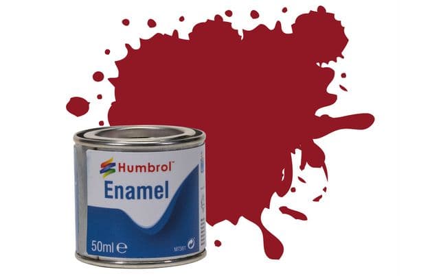 Enamel Paint: 20 - Crimson - Gloss - (50ml) (1)