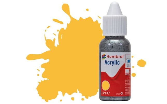 Acrylic Paint: 24 - Trainer Yellow - Matt - (14ml) (2)