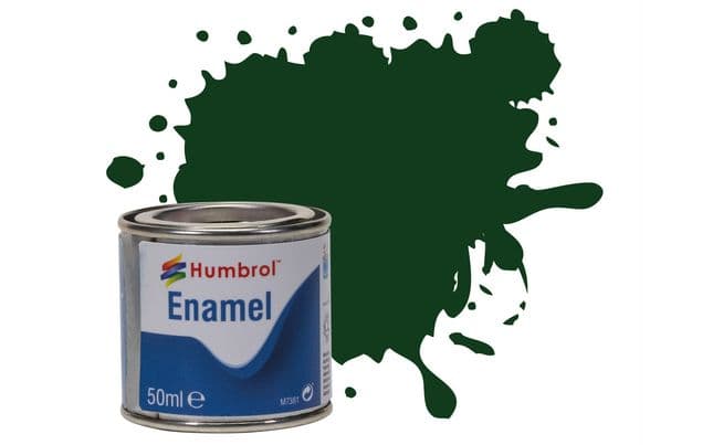 Enamel Paint: 3 - Brunswick Green - Gloss - (50ml) (1)