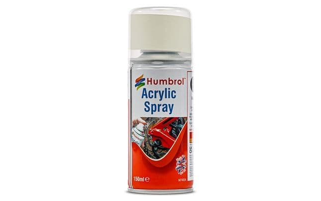 Acrylic Spray: 34 - White - Matt - (150ml) (2)