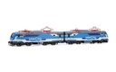 FS Trenitalia, set di 2 unità E.464 entrambe motorizzate, nuova livrea Intercity, blu/grigio chiaro (1)