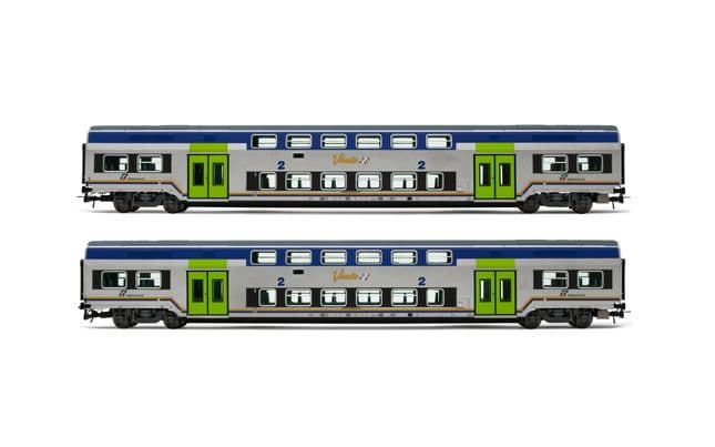 FS Trenitalia, set di 2 carrozze intermedie Vivalto, livrea DPR, nuovo logo "Vivalto", ep. VI (1)