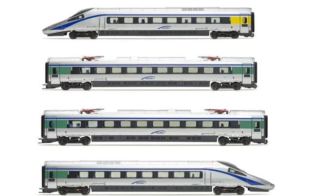 Cisalpino, set di 4 unità, elettrotreno ETR 610, livrea d'origine, ep. VI (1)