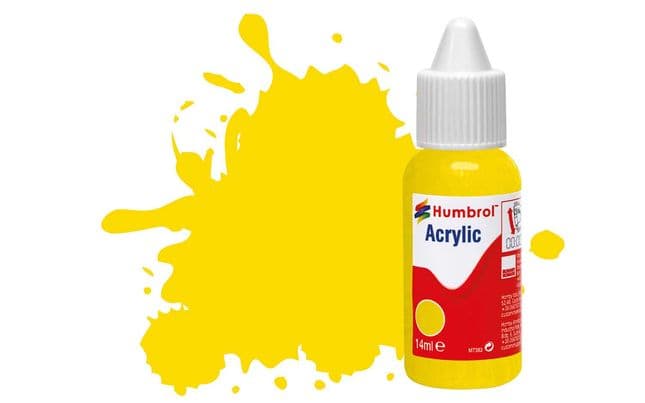 Acrylic Paint: 69 - Yellow - Gloss - (14ml) (1)