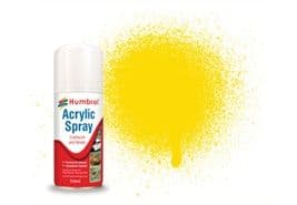Acrylic Spray: 69 - Yellow - Gloss - (150ml) (1)