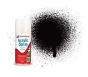 Acrylic Spray: 85 - Black - Satin - (150ml) (1)