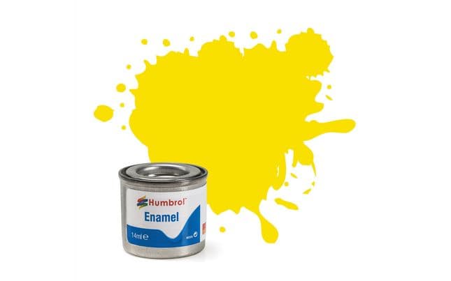 Enamel Paint: 99 - Lemon - Matt - (14ml) (1)