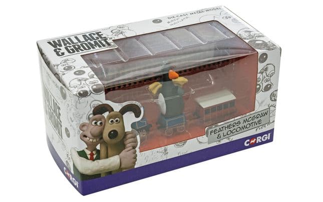 Wallace & Gromit - The Wrong Trousers - Feathers McGraw & Locomotive (1)