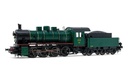 SNCB/NMBS, steam locomotive class 81, 3-dome symetrical boiler, dark green livery, period III (1)