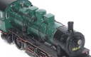 SNCB/NMBS, steam locomotive class 81, 3-dome symetrical boiler, dark green livery, period III (7)