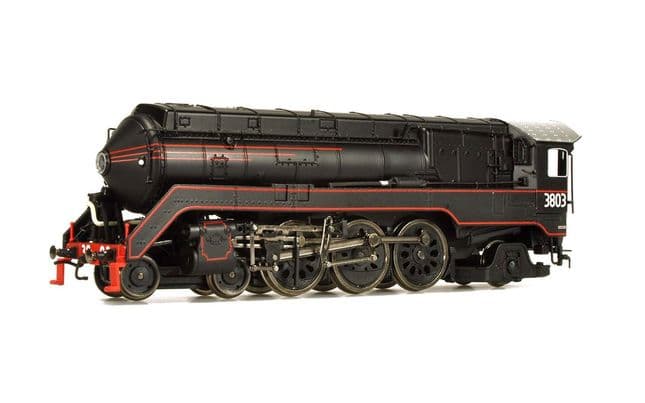 NSW, locomotiva a vapore C38, livrea nera/rossa, ep. III (1)