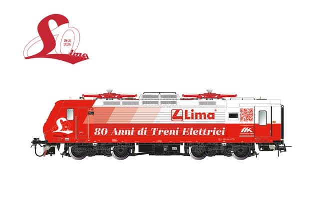 Trenitalia Tper, locomotiva elettrica E.464, livrea “80 anni Lima” (1)