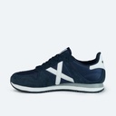 MUNICH MASSANA 431 Retro Running Trainers Navy Blue and White (4)