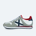 MUNICH MASSANA 343 Retro Running trainers White, Grey and Blue (3)