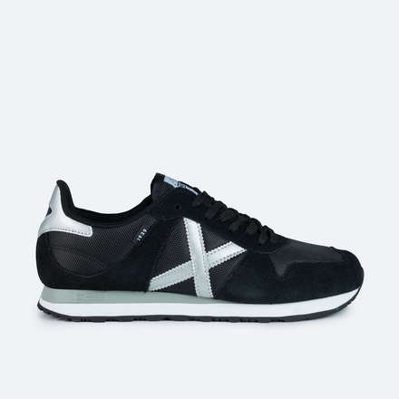 MUNICH MASSANA 343 Retro Running trainers White, Grey and Blue (11)