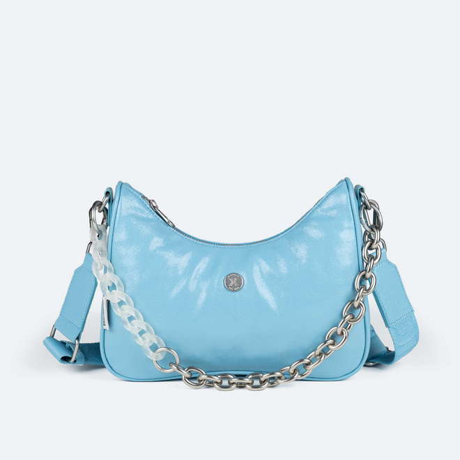SPLASH CROSSBODY BAGUETTE LIGHT BLUE (1)