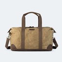 Waxed Canvas and Brown Leather Weekender Travel Bag WEEKENDER.CRAFT HERITAGE (1)