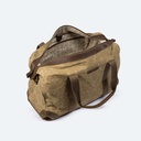 Waxed Canvas and Brown Leather Weekender Travel Bag WEEKENDER.CRAFT HERITAGE (5)
