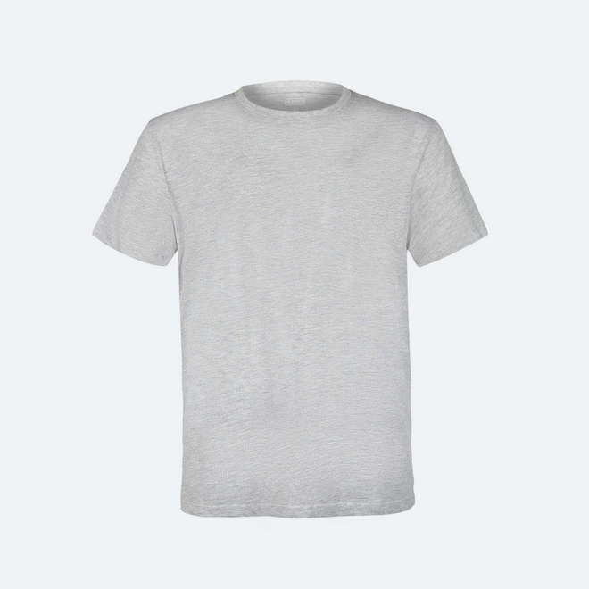 Gray cotton-viscose casual MUNICH T-shirt (1)