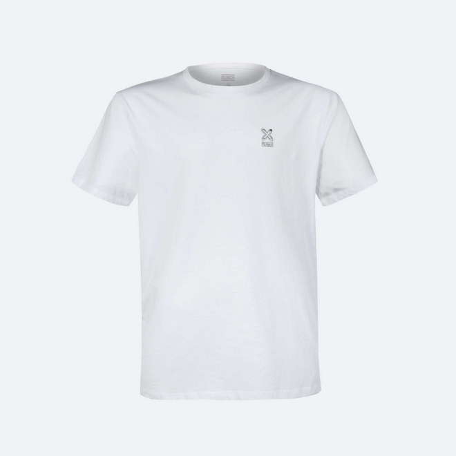 Basic white cotton MUNICH T-shirt (1)