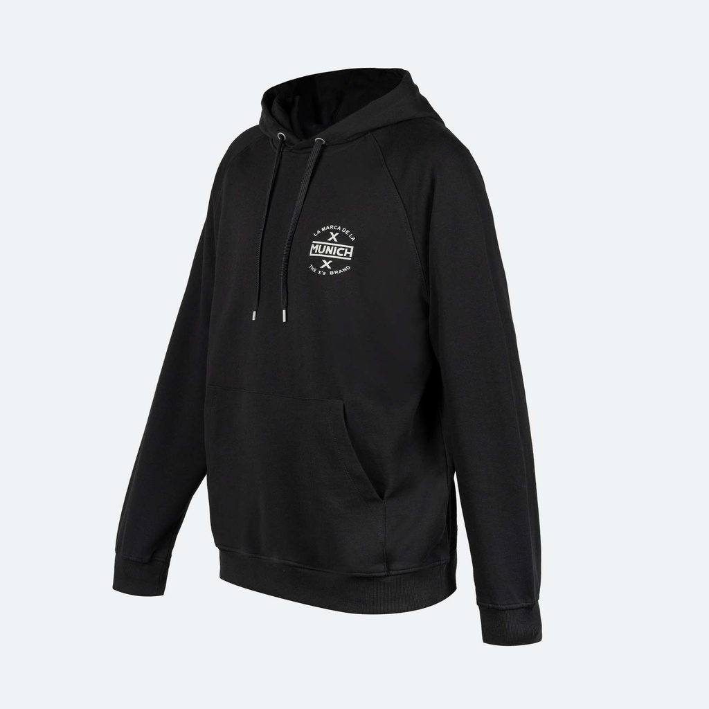MUNICH Classic black cotton hoodie (4)