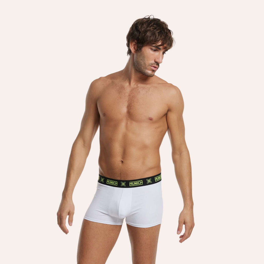 MUNICH white cotton-elastane boxer briefs (6)