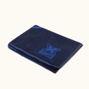 Navy blue cotton MUNICH towel. (3)