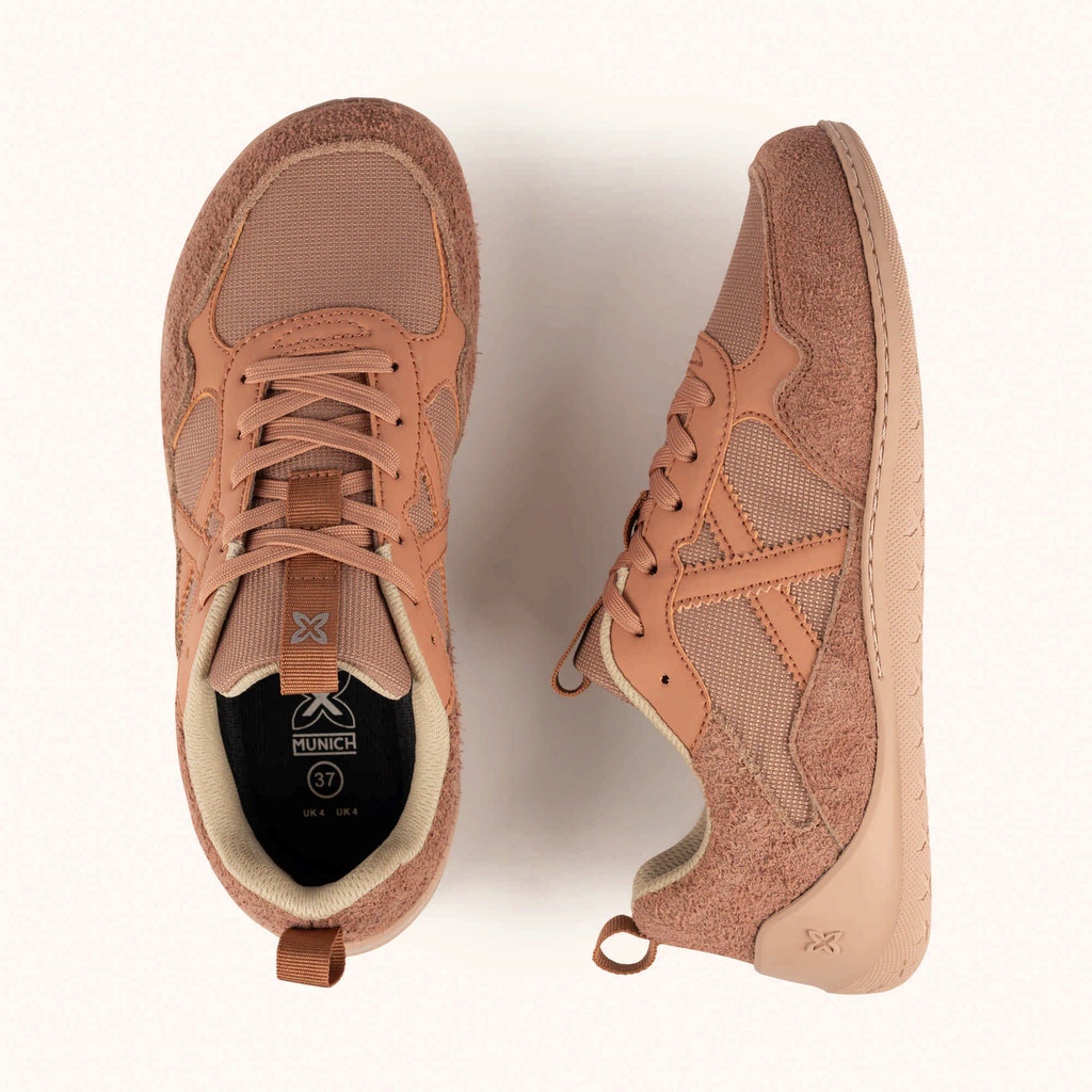 MUNICH FLEXING 09 Terracotta and sand Wild Feet "Barefoot" sneakers with wide toe box (7)