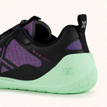 MUNICH FREESTEP 07 Grey and neon yellow Wild Feet "Barefoot" sneakers with wide toe box (9)