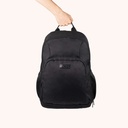 MUNICH BACKPACK STREET C/BLACK Black Recycled Polyester Urban Backpack with Double Compartment (5)